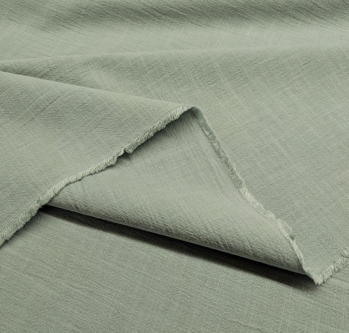 Kokka - Solid Molly Cotton Fabric - Seafoam Green