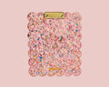 Large Confetti Scalloped Clipboard