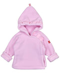 Light Pink Warmplus Fleece Favorite Jacket Wrap Close 620-LP