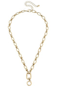 Lilah Cable Link Charm Necklace Base