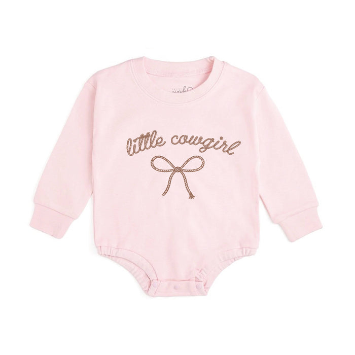 Little Cowgirl Western Long Sleeve Romper - Baby Clothing