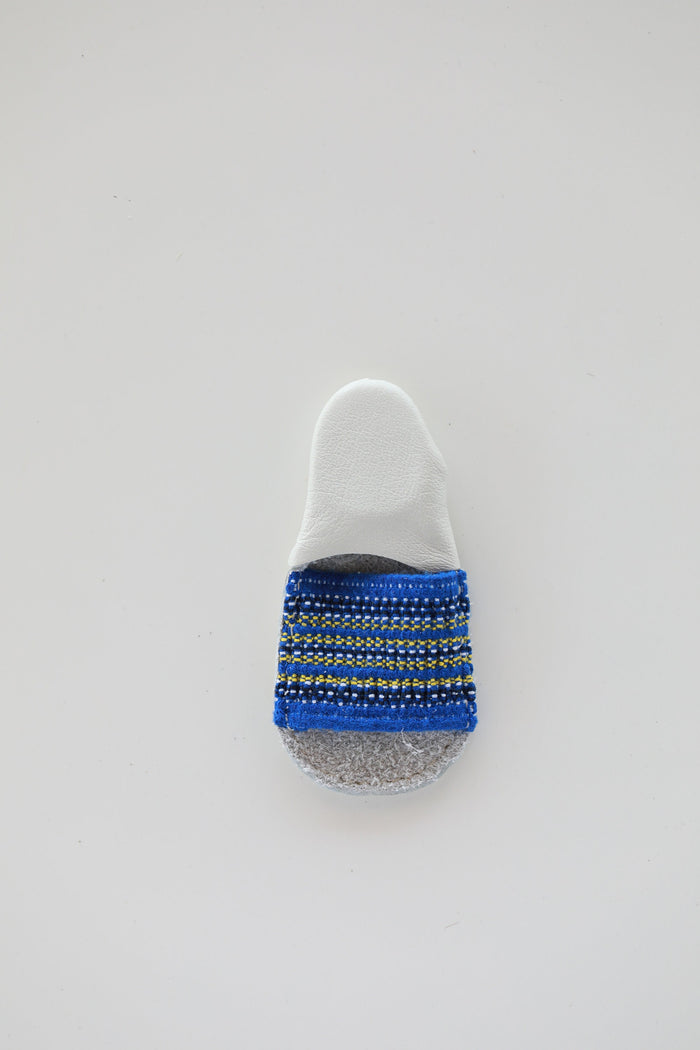 Little House - Leather Glove Thimble with Elastic Soft or Padded - White