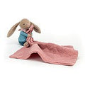 Little Rambler Bunny soother — Jellycat soft baby comforter, newborn gift