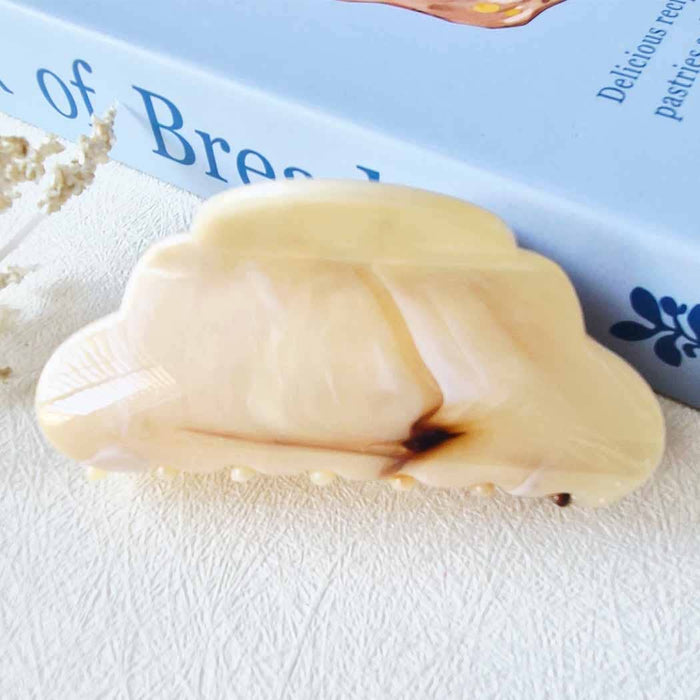 Marbled Cloud Shape Hair Claw Clip