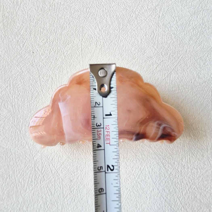 Marbled Cloud Shape Hair Claw Clip