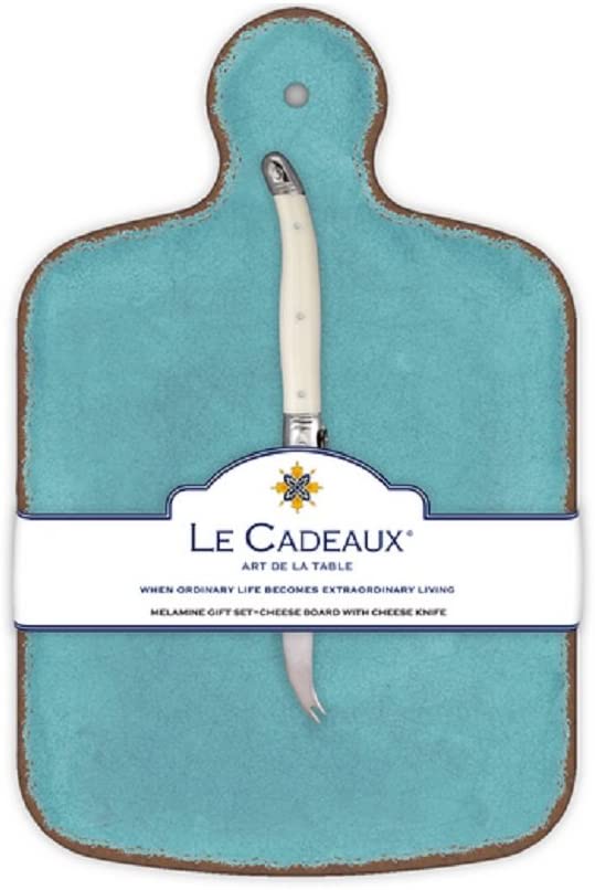 Melamine cheeseboard gift set — boxed gift set view