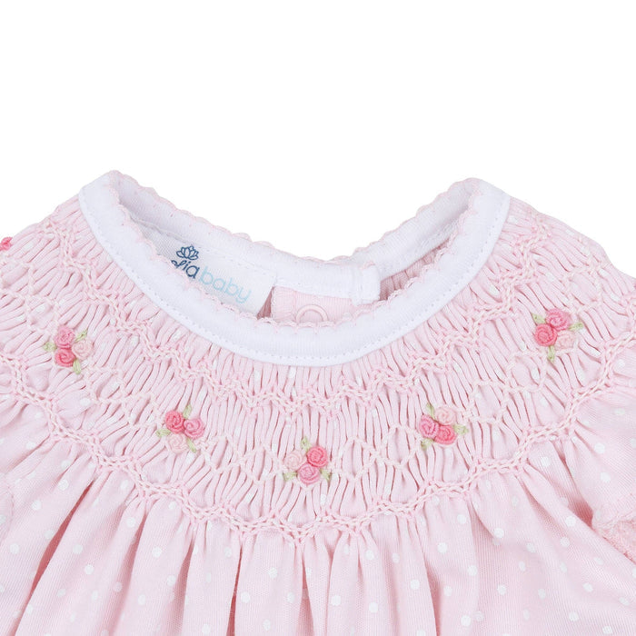 Mia's Classics Bishop Footie - Pink