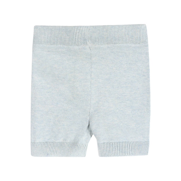 Miles Wave Textured Baby Shirt & Shorts Set