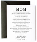 Mom Club funny new mom card and mom friendship card — humorous Mother's Day card