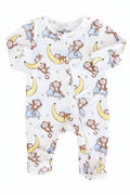Monkey See, Monkey Snooze Zipper Footie
