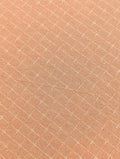 Japanese yarn dyed gridded stitches cotton fabric 4547-355 coral pink