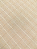 Japanese yarn dyed plaid grid cotton fabric 4547-343 beige