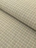 MYD - Textured Windowpane Plaid Yarn Dyed Cotton Fabric - Light Green