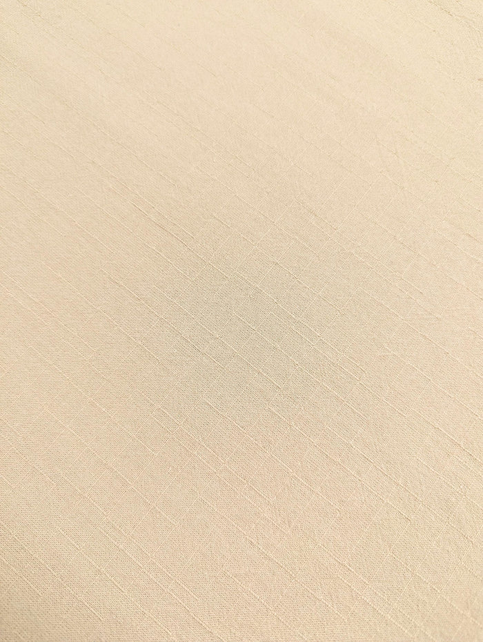 MYD - Yarn Dyed Textured Cotton Fabric - Beige