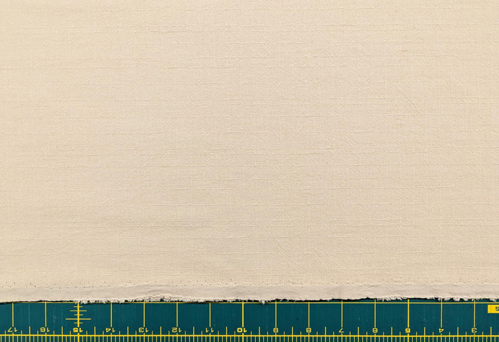 MYD - Yarn Dyed Textured Cotton Fabric - Beige