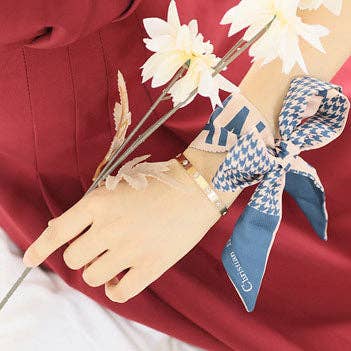 Narrow Silk Scarf