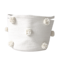 Natural Pom Basket