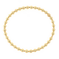 "NICOLE" Bracelet 4mm 14K Gold Filled Sterling Silver Ball Bracelet
