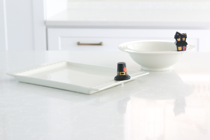 Nora Fleming Baby Bowl — shown with mini attachment on platter