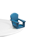 Nora Fleming Chillin Chair Blue Mini — summer decorative attachment for Nora Fleming serveware