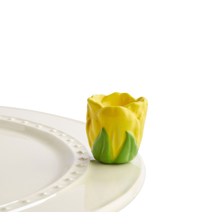 Nora Fleming Tulip Mini — spring decorative attachment for Nora Fleming serveware