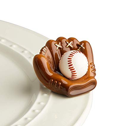 Nora Fleming Baseball Mitt Mini — sports decorative attachment for Nora Fleming serveware