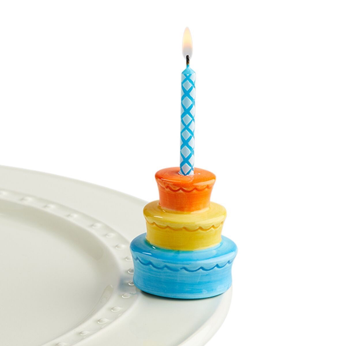 Nora Fleming Candle Holder Cake Mini — alternate view, birthday gift