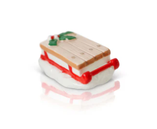Nora Fleming Minis - Christmas Sled - Ho - Ho Whoa!
