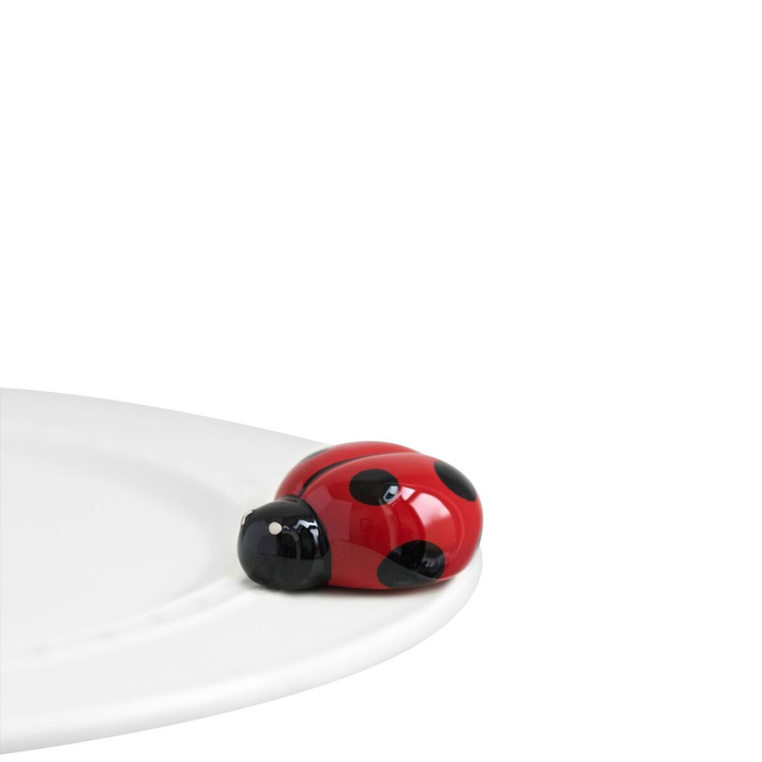 Nora Fleming Ladybug Mini — spring decorative attachment for Nora Fleming serveware