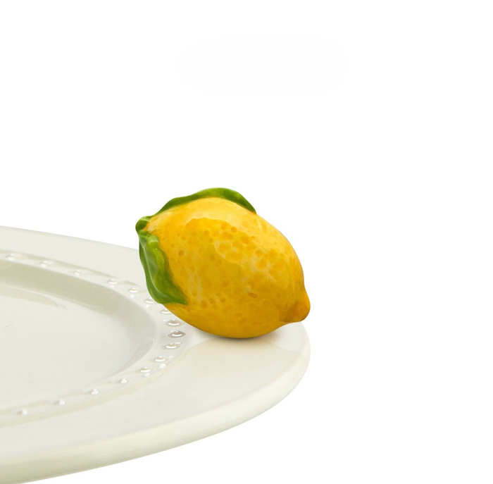 Nora Fleming Lemon Mini — summer decorative attachment for Nora Fleming serveware