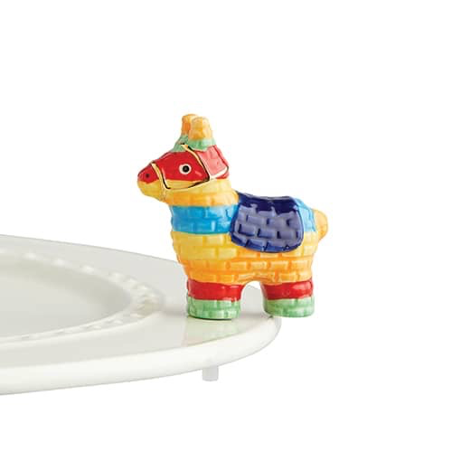 Nora Fleming Pinata Mini — fiesta decorative attachment for Nora Fleming serveware