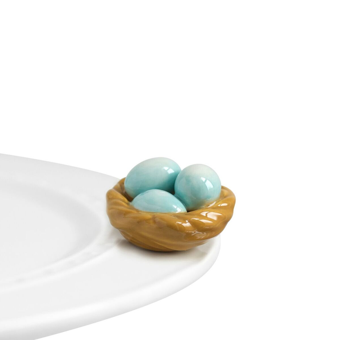 Nora Fleming Robin's Egg Blue Mini — decorative attachment for Nora Fleming serveware