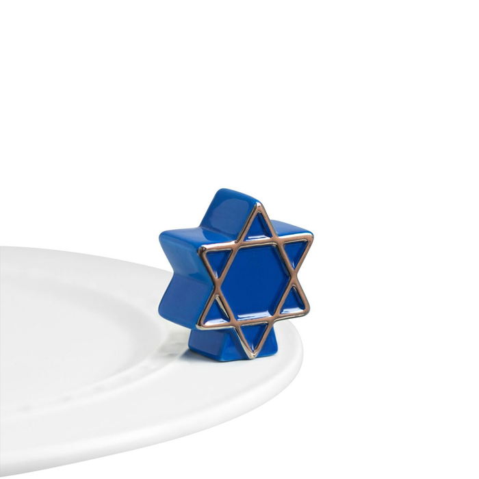 Nora Fleming Star of David Mini — Hanukkah decorative attachment for Nora Fleming serveware