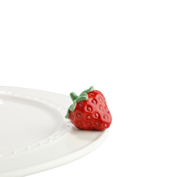 Nora Fleming Strawberry Mini — summer decorative attachment for Nora Fleming serveware