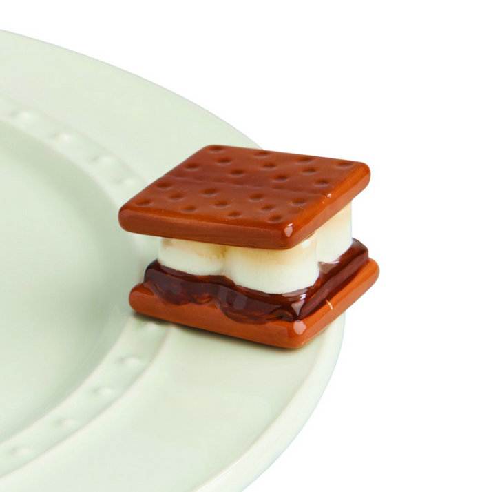 Nora Fleming Gimme Smore Mini — summer campfire decorative attachment for Nora Fleming serveware