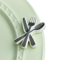 Nora Fleming Bon Appetit Utensils Mini — kitchen decorative attachment for Nora Fleming serveware