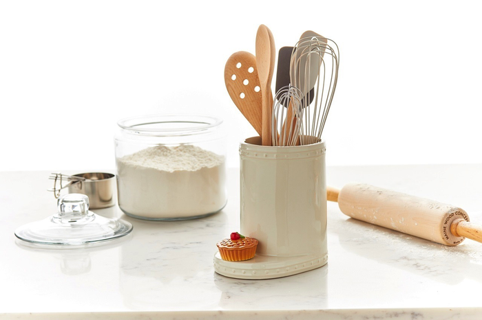 Nora Fleming Utensil Crock — personalized kitchen storage, mini attachments sold separately
