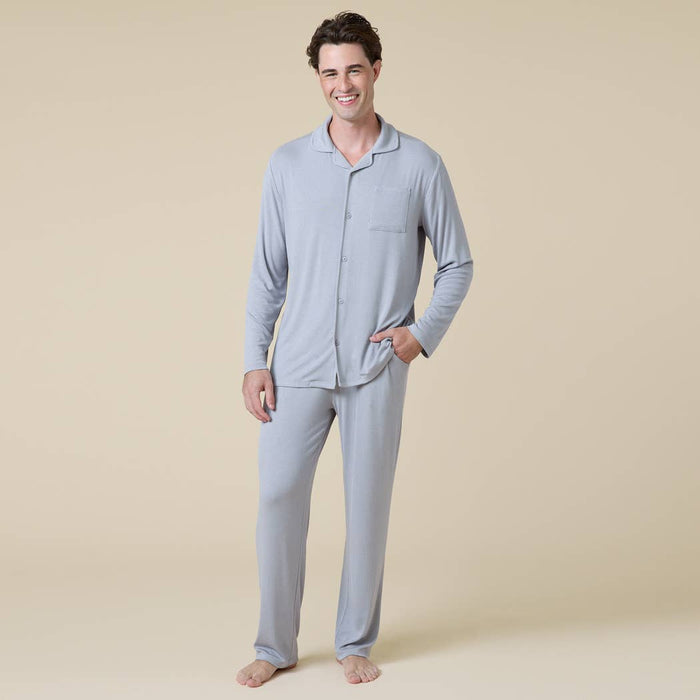 Notch Collar PJ Set in Supremely Soft Ribbed Modal