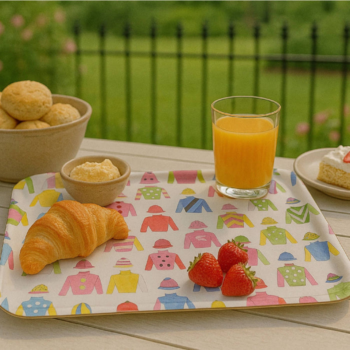 Off To The Races Serving Tray: Three Sizes, Kentucky Derby