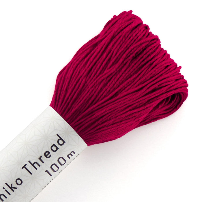 Olympus - Cotton Sashiko Thread 100m Skein - Color #104 Dark Red