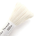 Olympus - Cotton Sashiko Thread 100m Skein - Color #115 Light Ecru