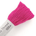 Olympus - Cotton Sashiko Thread 100m Skein - Color #121 Hot Pink