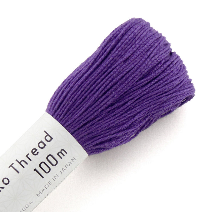 Olympus - Cotton Sashiko Thread 100m Skein - Color #124 Purple