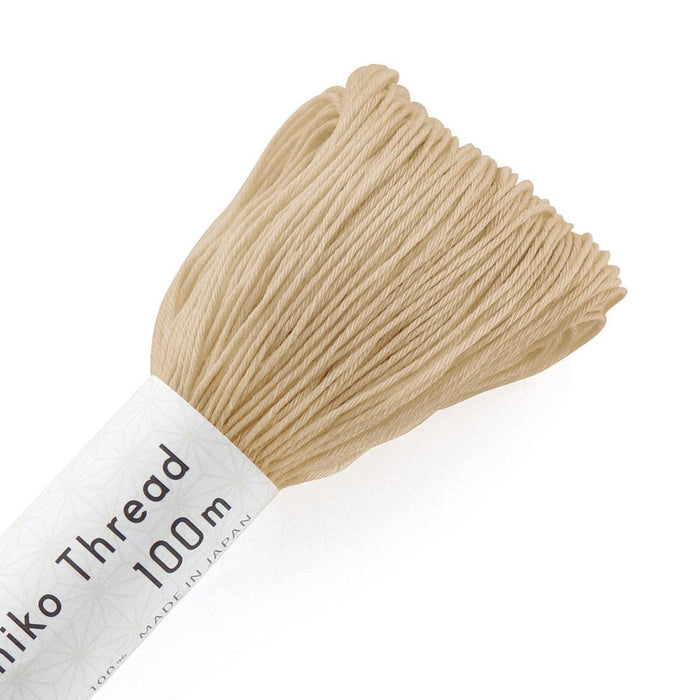 Olympus - Cotton Sashiko Thread 100m Skein - Color #133 Tan