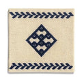 Olympus Japanese Kogin Kit Diamond Coaster #20 navy blue beige