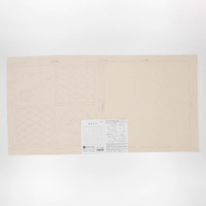 Olympus - Ewase Picture Game Cotton Sashiko Sampler Cloth - Cream
