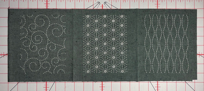 Olympus - Fabric Patch Mending Collection Sashiko Cloth - Aqua Blue