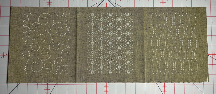 Olympus - Fabric Patch Mending Collection Sashiko Cloth - Gray