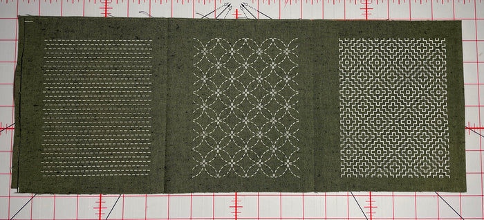 Olympus Japanese Sashiko Patch Mending Collection, Green