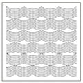 Olympus - Flow Cotton Sashiko Sampler Cloth Ayufish Collection - White